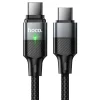 Hoco U159 magnetický USB-C – USB-C kábel QC3.0 PD, 5 A, 240 W, 1,2 m, čierny thumbnail
