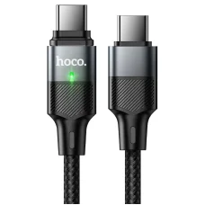 Hoco U159 magnetický USB-C – USB-C kábel QC3.0 PD, 5 A, 240 W, 1,2 m, čierny