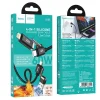 Hoco U155 4 v 1 USB-A/USB-C – USB-C/Lightning kábel 3 A 60 W 1,2 m čierny thumbnail