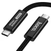 Hoco US15 USB-C – USB-C kábel 1 m, čierny thumbnail