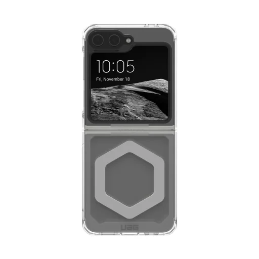 UAG Plyo Pro ochranný kryt pre Samsung Z Flip 6, ľadová/strieborná - 1