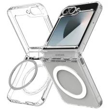 Spigen Ultra Hybrid Pro MagSafe tok áttetsző fehér Samsung Galaxy Z Flip7 FE/Flip 6 készülékhez