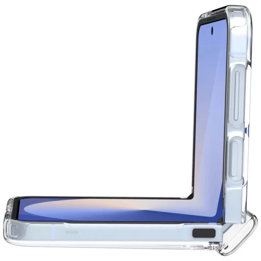 Puzdro Spigen Ultra Hybrid Pro MagSafe priesvitné biele pre Samsung Galaxy Z Flip7 FE/Flip 6 - 7