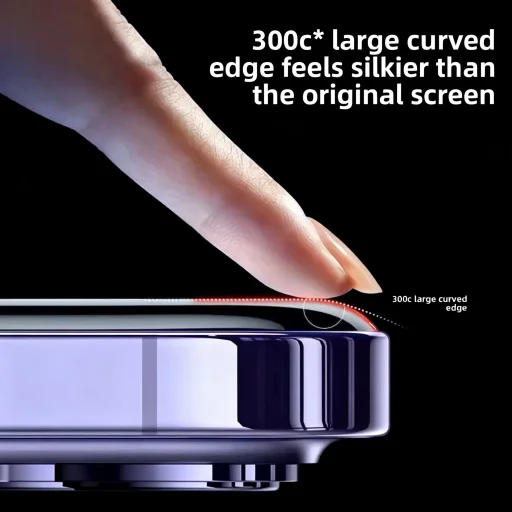 iPhone 17 Pro APEI 300C 9H HD tvrdené sklo s technológiou ESD - 4