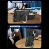Samsung Galaxy A17 4G / A17 5G / A18 / A26 állvánnyal és csúsztatható kamerafedéllel ellátott tok – fekete thumbnail
