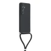 Samsung Galaxy S26 Case with Fiber Lining and Crossbody Strap - Black thumbnail