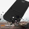 iPhone 17 TPU puzdro s držiakom na karty a nastaviteľným krížovým popruhom – čierne thumbnail