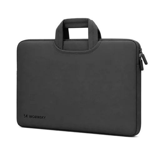 Wozinsky WNT-15B 15,6-palcové čierne neoprénové puzdro na laptop - 1