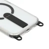 Puzdro na iPhone 17 s vyklápacím stojanom, 30 cm krátkym a 120 cm dlhým popruhom, kompatibilné s MagSafe, čierne thumbnail