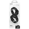 UNIQ Alton silikónový remienok pre Apple Watch 40/41/42 mm, čierny thumbnail