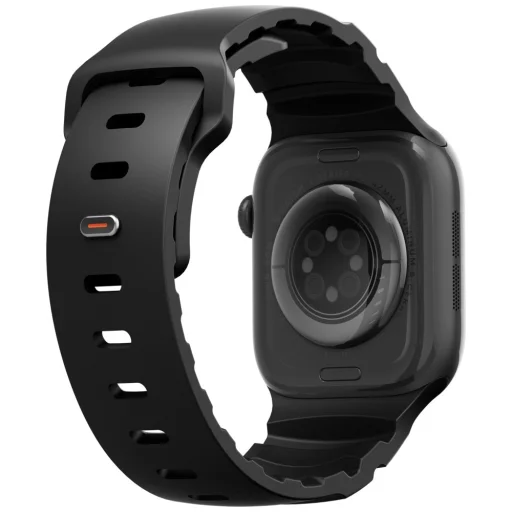 UNIQ Alton silikónový remienok pre Apple Watch 40/41/42 mm, čierny - 3