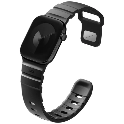UNIQ Alton silikónový remienok pre Apple Watch 40/41/42 mm, čierny - 4