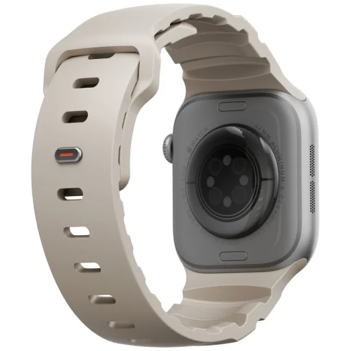 UNIQ Alton silikónový remienok pre Apple Watch 40/41/42 mm, pieskový - 3