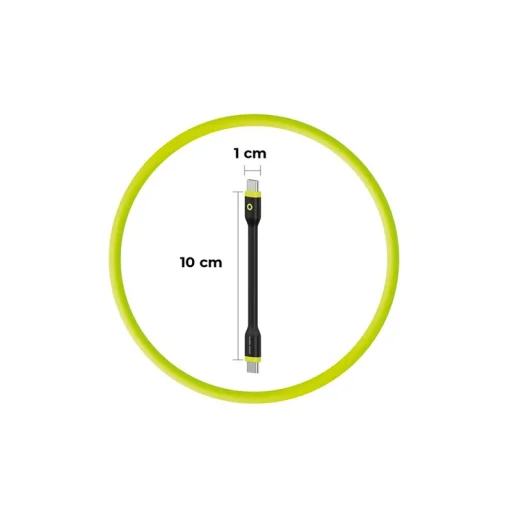 Mobile Origin Compact USB-C – USB-C kábel, čierny, 10 cm - 4