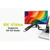 Mobile Origin CB17 fekete 240 W-os USB-C kulcstartó kábel thumbnail
