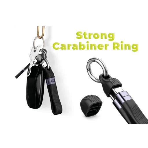 Mobile Origin CB17 čierny 240 W USB-C kábel na kľúče - 11