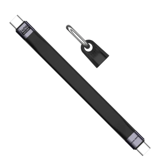Mobile Origin CB17 čierny 240 W USB-C kábel na kľúče - 5