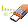 Mobile Origin 240 W 40 Gbps 8K USB-C kľúčenkový kábel CB17 oranžový thumbnail