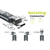 Mobile Origin CB15 240 W-os, 540°-ban forgatható USB-C adapter kijelzővel, szürke thumbnail