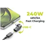 Mobile Origin CB15 240 W-os, 540°-ban forgatható USB-C adapter kijelzővel, szürke thumbnail