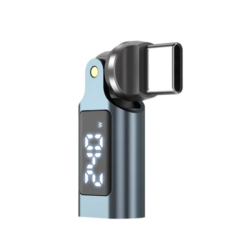 Mobile Origin CB15 240W USB-C adaptér otočný o 540° s displejom, sivý - 5