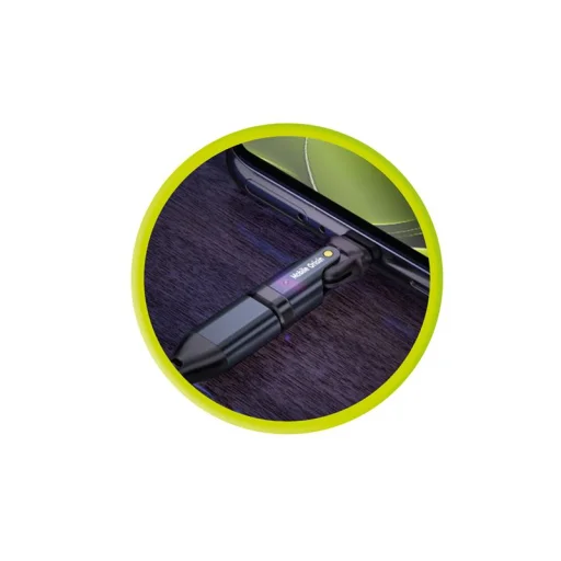 Mobile Origin CB5 otočný USB-C adaptér kábel, 240 W, čierny - 11
