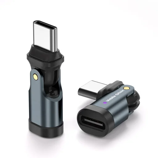 Mobile Origin CB5 otočný USB-C adaptér kábel, 240 W, čierny - 7