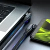 Mobile Origin CB12 240 W-os 540°-ban forgatható USB-C–USB-C kábel, 1 m, fekete thumbnail