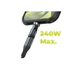 Mobile Origin CB13 240W USB-C 540° otočný sivý adaptér thumbnail