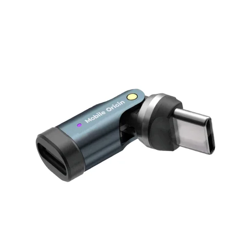 Mobile Origin CB13 240W USB-C 540° otočný sivý adaptér - 2