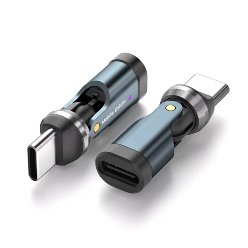 Mobile Origin CB13 240W USB-C 540° otočný sivý adaptér - 3