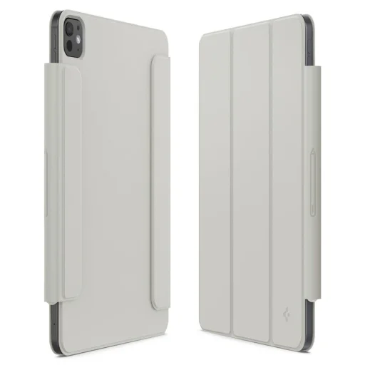 Puzdro Spigen Air Skin Folio OneTap, sivé – iPad Pro 11" 2024 - 6