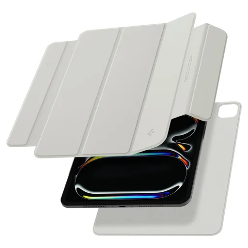Spigen Air Skin Folio OneTap puzdro sivé pre iPad Pro 13" 2024 - 5