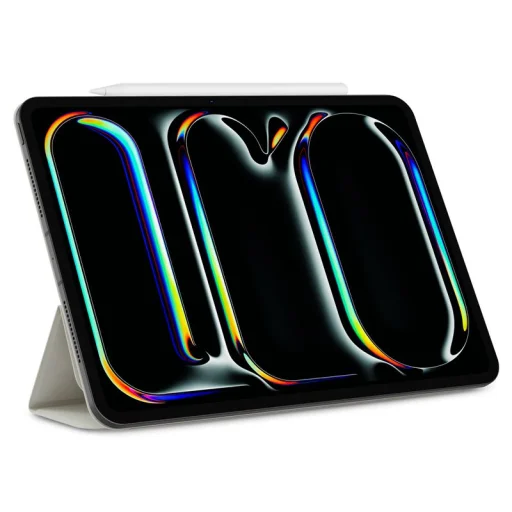 Puzdro Spigen Air Skin Folio OneTap, sivé – iPad Pro 11" 2024 - 2