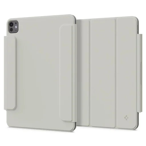 Puzdro Spigen Air Skin Folio OneTap, sivé – iPad Pro 11" 2024 - 5