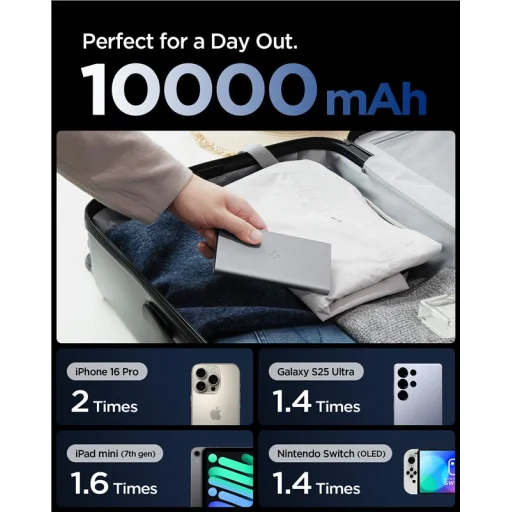 Spigen Essential 10 000 mAh 22,5 W EA2210 powerbanka - 4