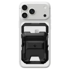 Spigen Tough Armor Pro Wallet MagSafe 5 kártyatartó, fekete