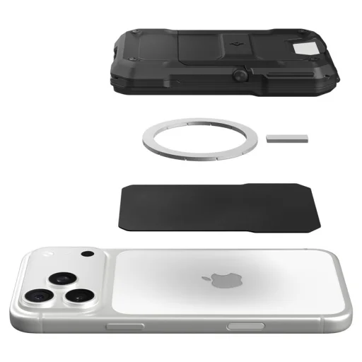 Spigen Tough Armor Pro Wallet MagSafe 5 kártyatartó, fekete - 11