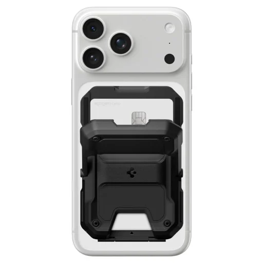 Spigen Tough Armor Pro Wallet MagSafe 5 kártyatartó, fekete - 1