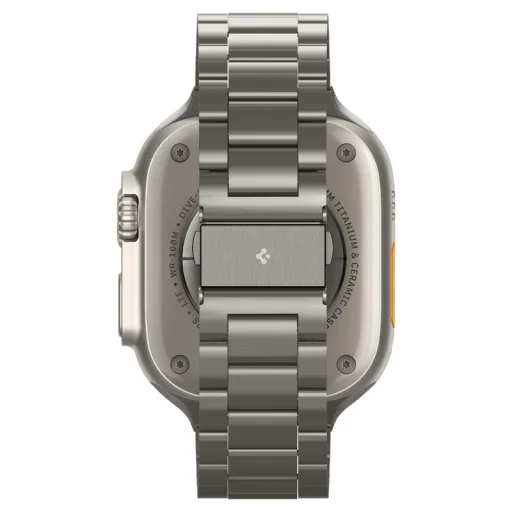 Spigen Modern Fit Titanium titánový remienok pre Apple Watch 49mm/46mm/45mm/44mm, prírodný titán - 3