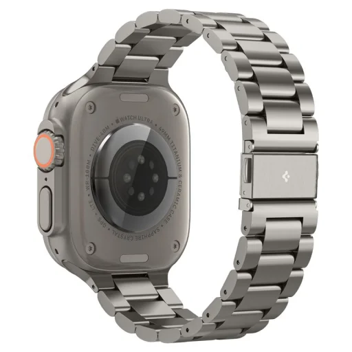 Spigen Modern Fit Titanium titánový remienok pre Apple Watch 49mm/46mm/45mm/44mm, prírodný titán - 5