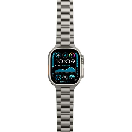 Spigen Modern Fit Titanium titánový remienok pre Apple Watch 49mm/46mm/45mm/44mm, prírodný titán - 7