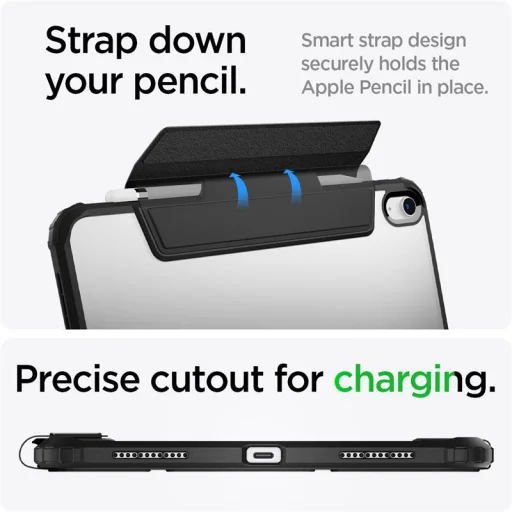 Spigen Ultra Hybrid Pro čierne puzdro pre iPad 10,9" (2022) a 11" (2025) - 8