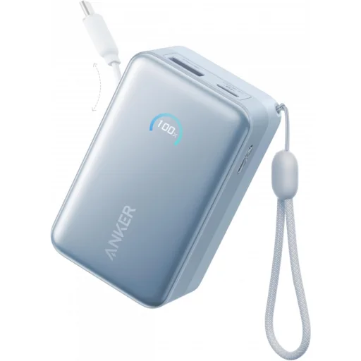 Anker Nano externá batéria 10000 mAh 45 W QC + PD, modrá - 1