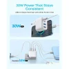 Anker Zolo 50 W sieťová nabíjačka s 2× USB-A a 2× USB-C konektormi, biela A121EG21 thumbnail