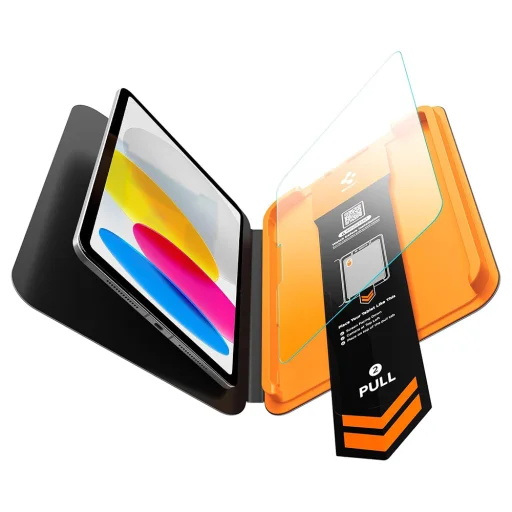 iPad 10 (2022) 10.9 / 11 (2025) Spigen Glas.tR AlignMaster T (AGL11698) číre ochranné tvrdené sklo na displej - 1