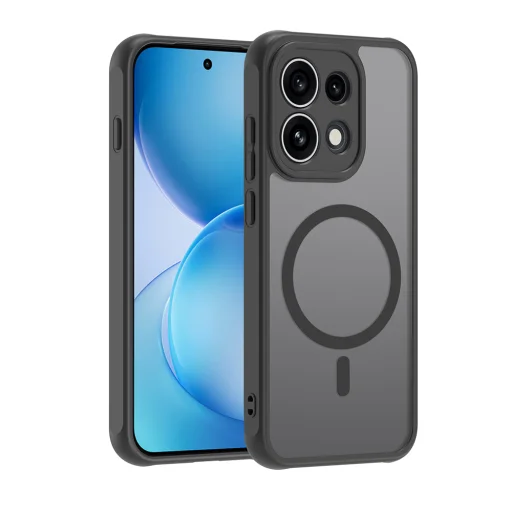 Čierne puzdro Techsuit HaloFrost II MagSafe pre Oppo Reno16 Pro - 4