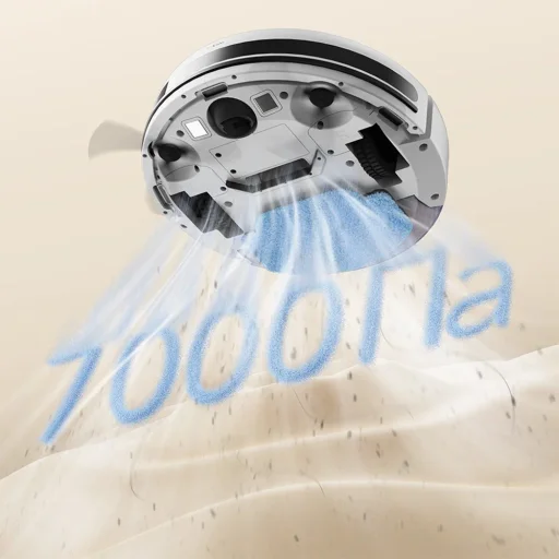 Deerma DEM-S40 robotporszívó felmosó funkcióval, 7000 Pa, fehér - 3