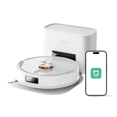 Deerma S30 Mega (DEM-H40 Pro) robotporszívó automatikus ürítőállomással, fehér
