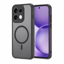 Čierne puzdro Techsuit HaloFrost II MagSafe a ochranné tvrdené sklo pre Oppo Reno16 F / Reno16 FS